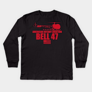 Bell 47 Kids Long Sleeve T-Shirt